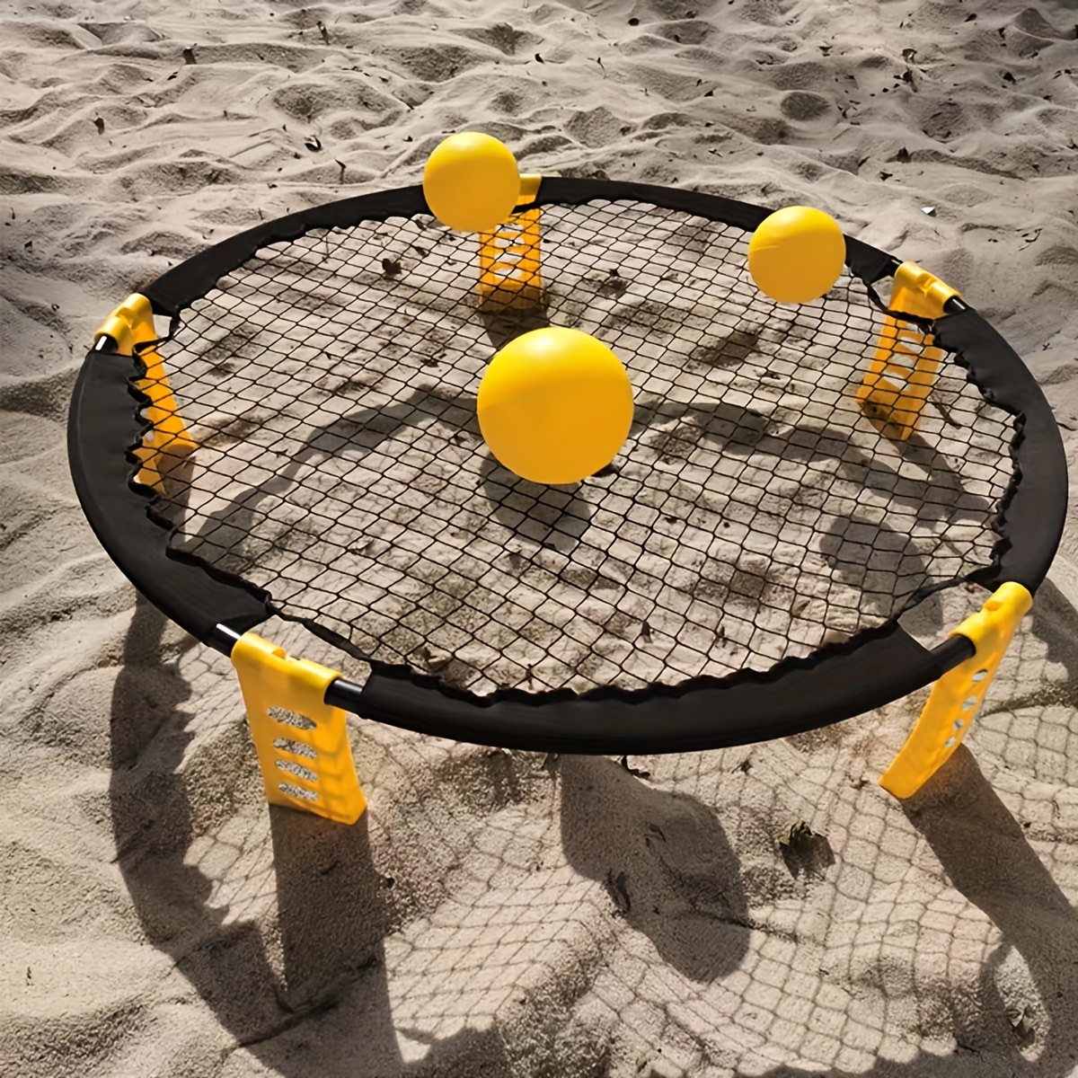 Spike Ball Game - Mini Beach Volleyball Hitting Game Set,