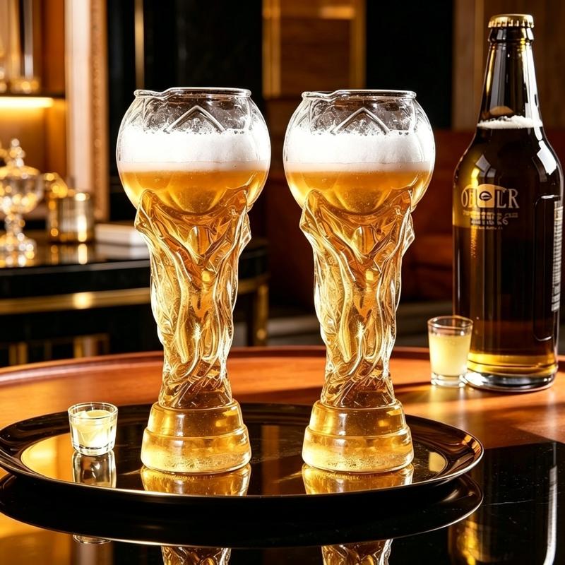 Party Games Adults Drinking - Soccer Beer Glass Cup 450/600/850ml Drinking