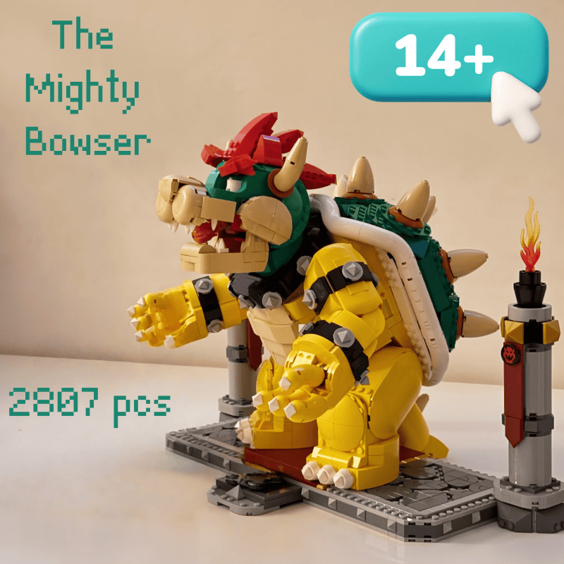 Party Games Easter - 2807pcs The Mighty Bowsered Model Building