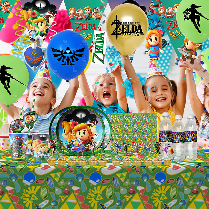 Zelda Party Games - Game ZELDA Party Decoration Disposable Tableware