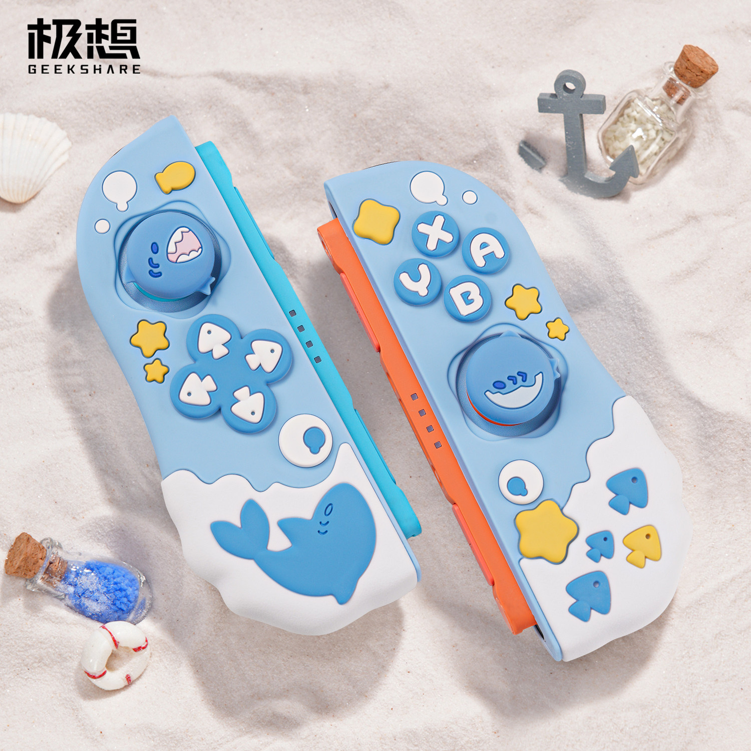 Party Games Switch 2 - Switch2 Protective Shell Cartoon Custom Shark