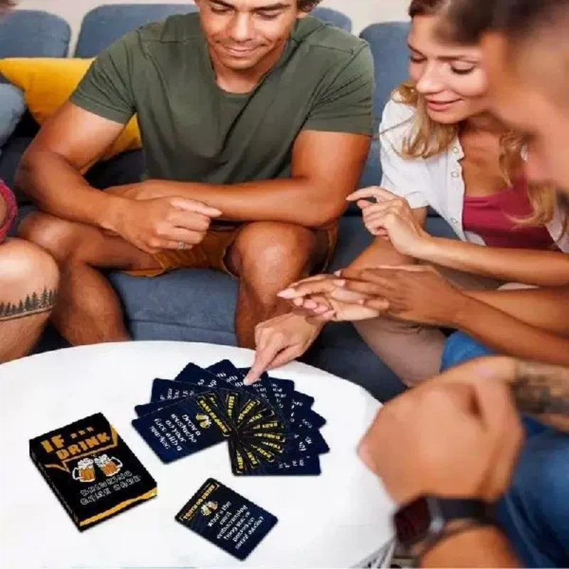 Party Games Using Cards - Fun Drinking Game Adult Drinking Card