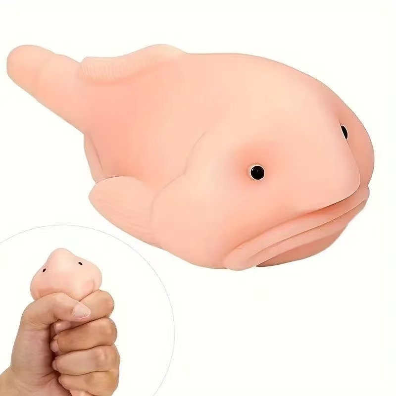 Party Games Kids And Adults - NEW Blobfish Squeeze Toys Sensory Animal