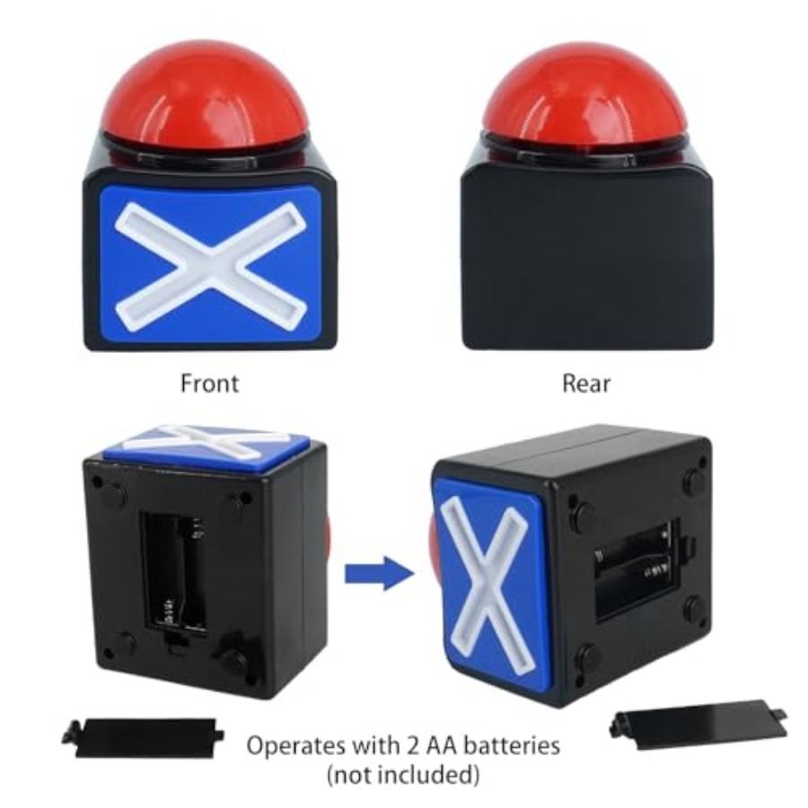 8 Pcs Answer Game Buzzer with  - Party Games Quiz For Adults incelemesi ve fiyatı