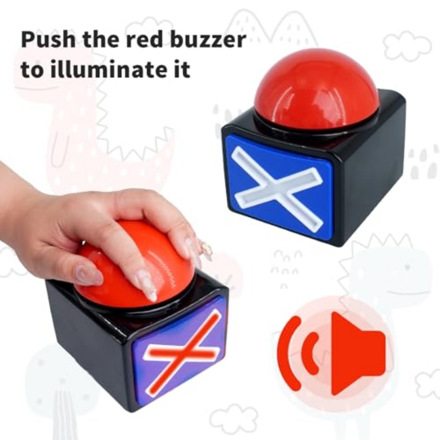 8 Pcs Answer Game Buzzer with  - Party Games Quiz For Adults incelemesi ve fiyatı