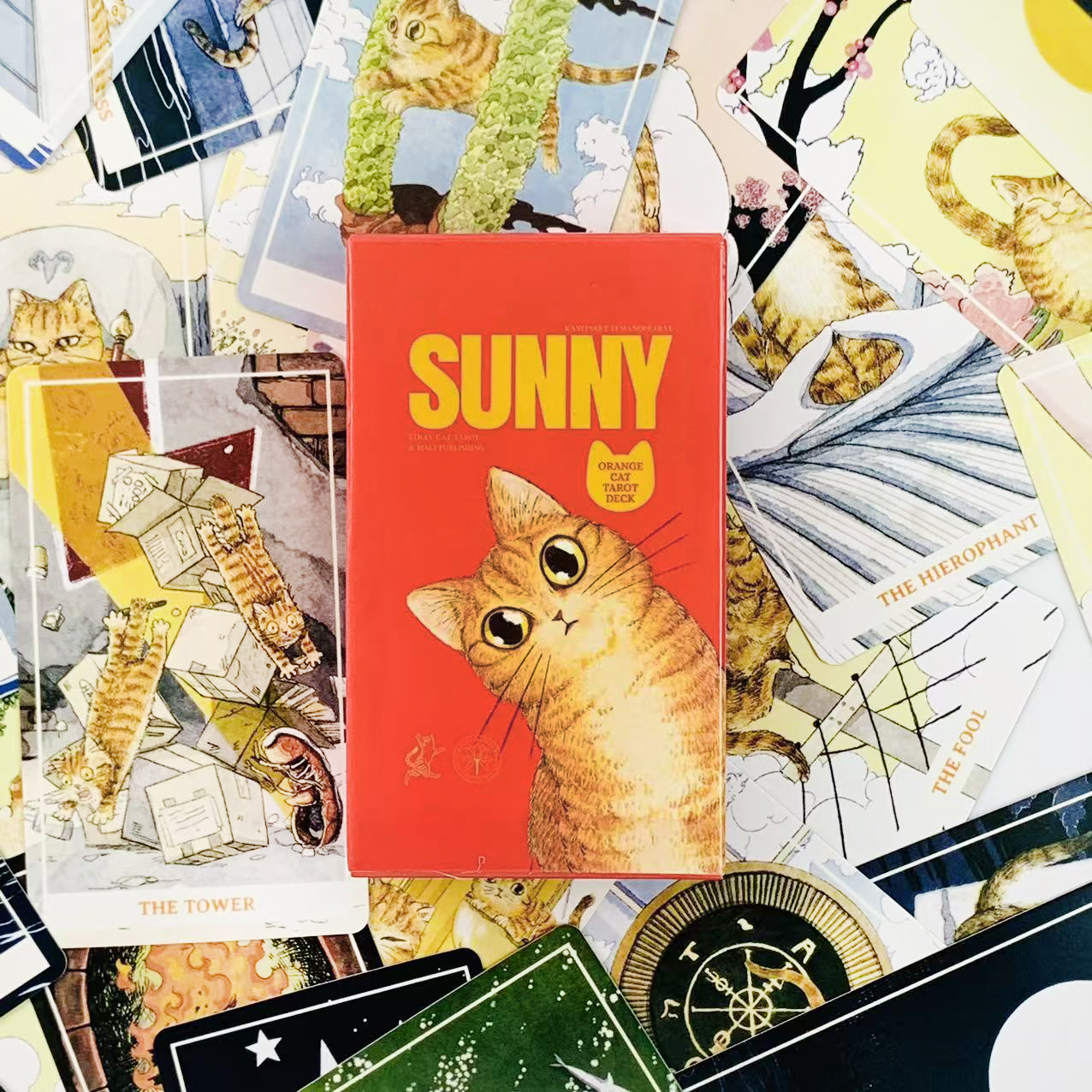 Sunny Orange Cat Tarot Deck A  - Party Games Sunny incelemesi ve fiyatı