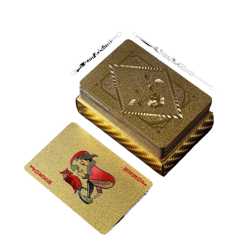 Gold Foil Skull Poker Cards Wa - Party Games Using Playing Cards incelemesi ve fiyatı