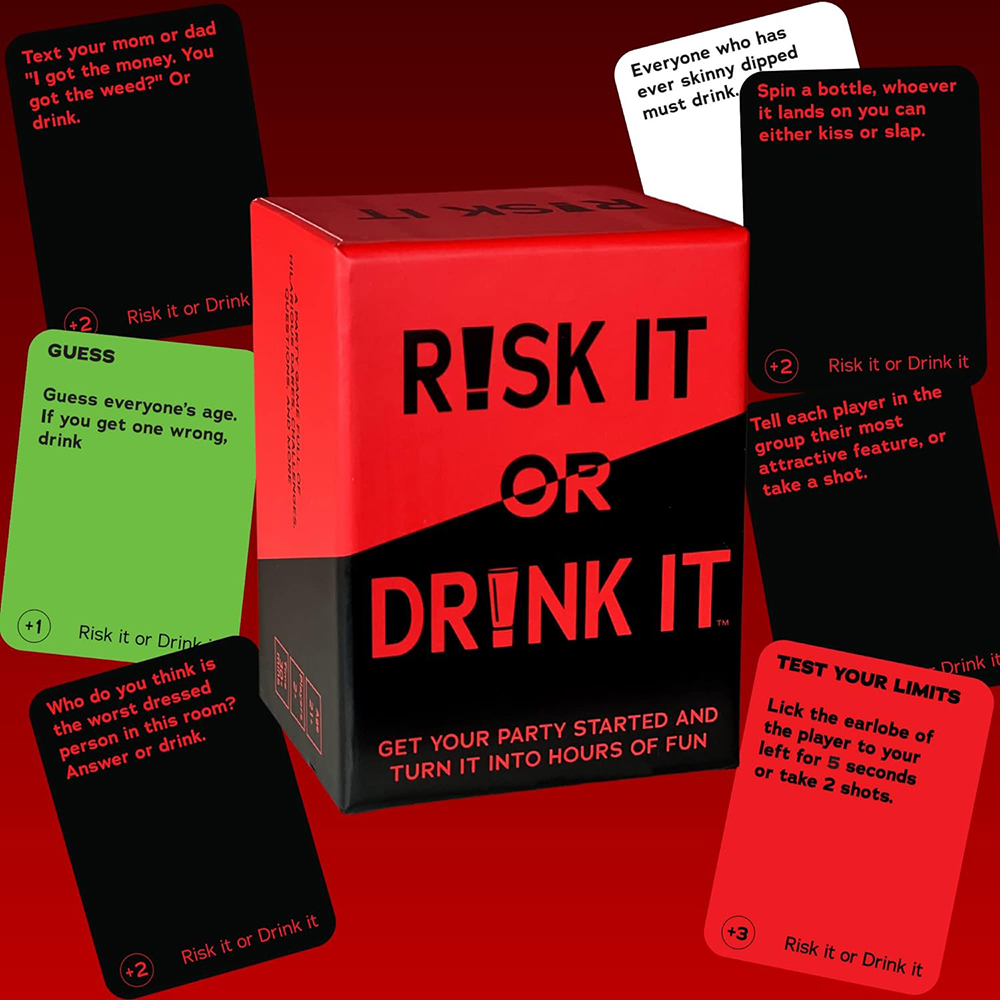Risk It Or Drink It Fun Party  - Party Games Adults Drinking incelemesi ve fiyatı