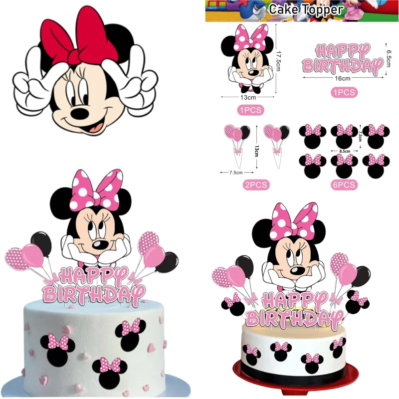 New Minnie Mouse Party Supplie - Party Games Baby Shower incelemesi ve fiyatı