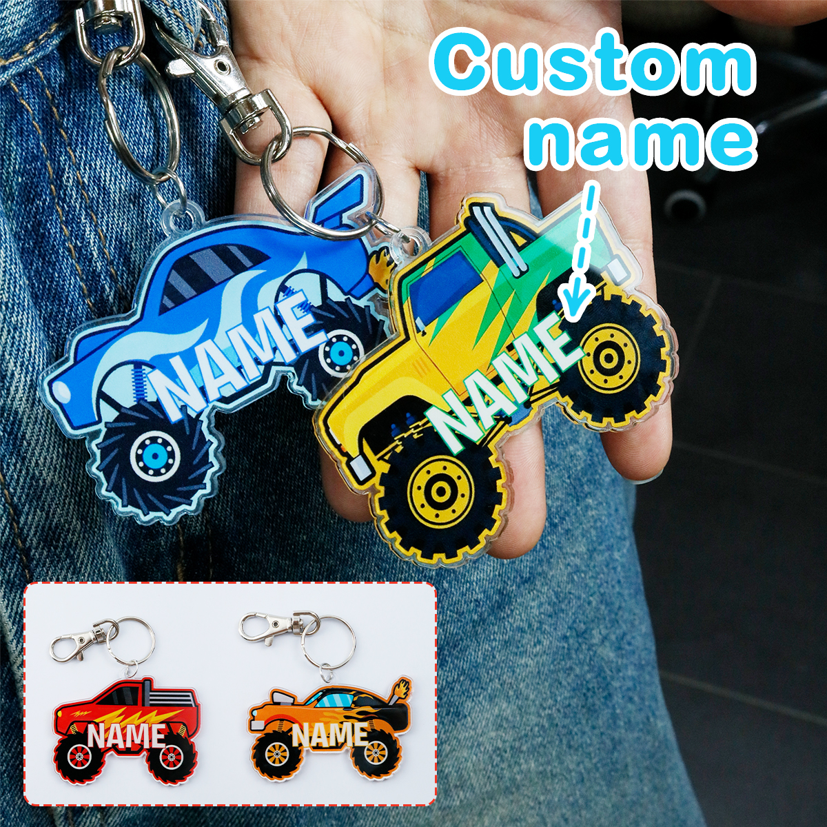 Custom Monster Truck Name Keyc - Sack Race Bag incelemesi ve fiyatı
