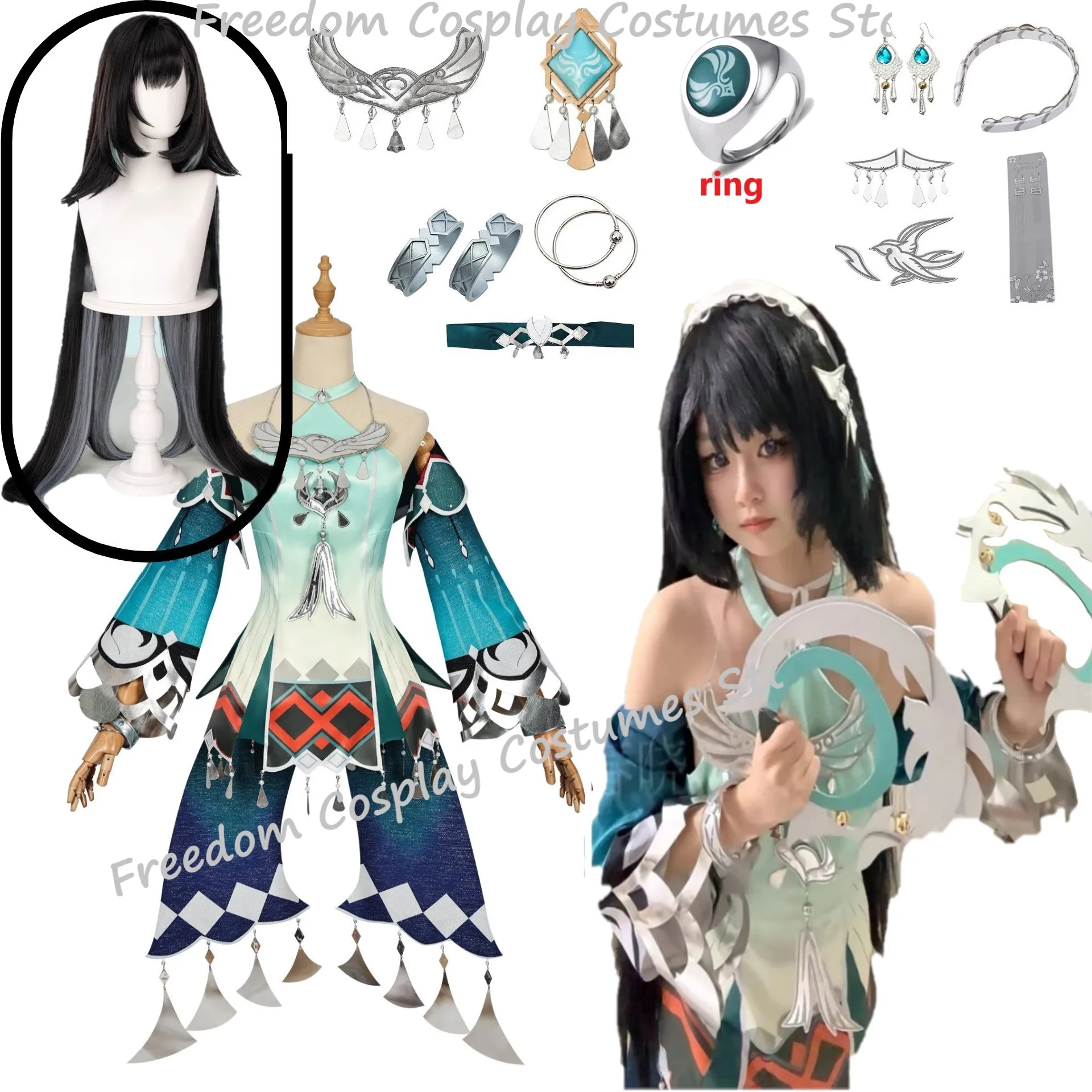 In Stock Lan Yan Cosplay Costu - Party Games Girls incelemesi ve fiyatı