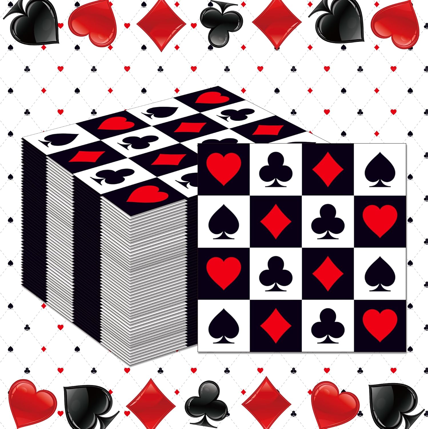 20/40/60/80 PCS Casino Theme P - Party Games Night incelemesi ve fiyatı