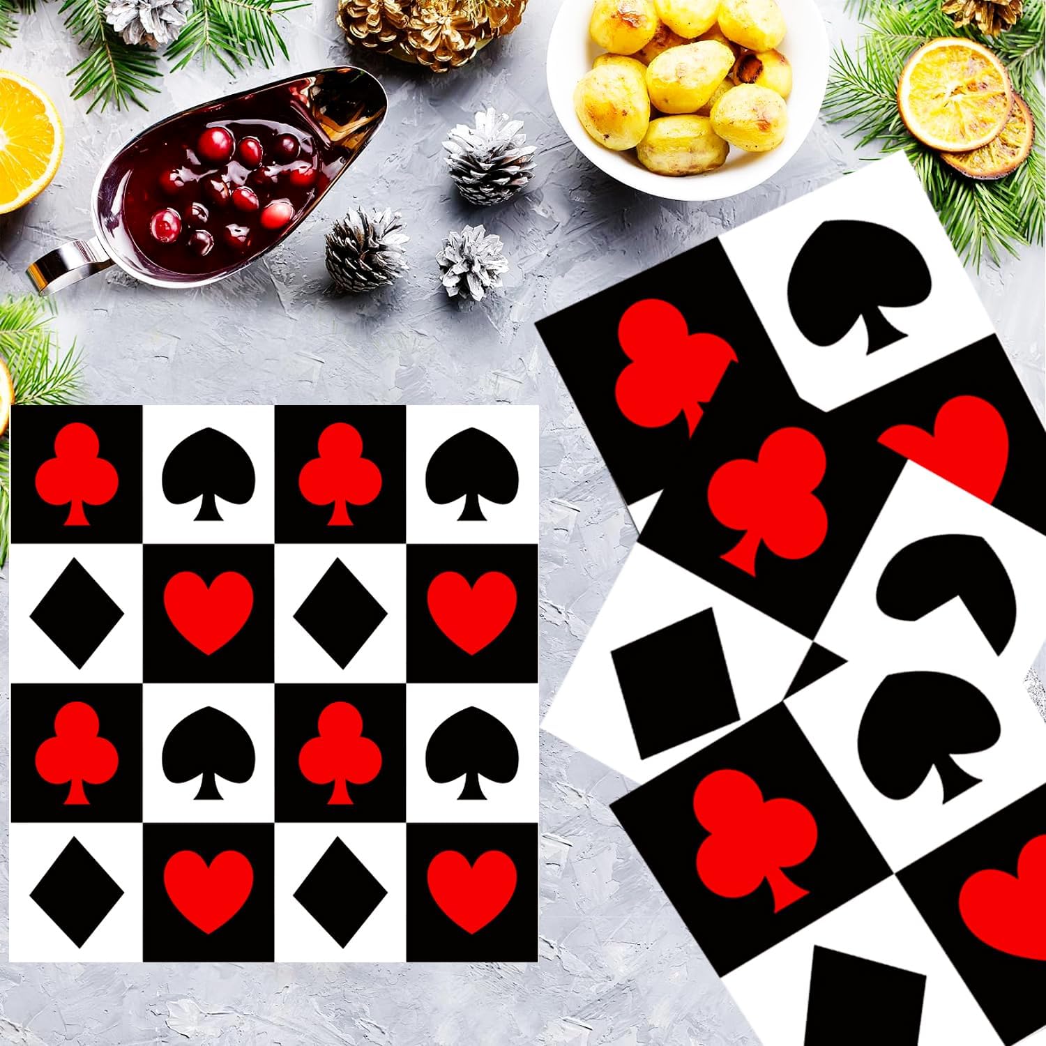 20/40/60/80 PCS Casino Theme P - Party Games Night incelemesi ve fiyatı