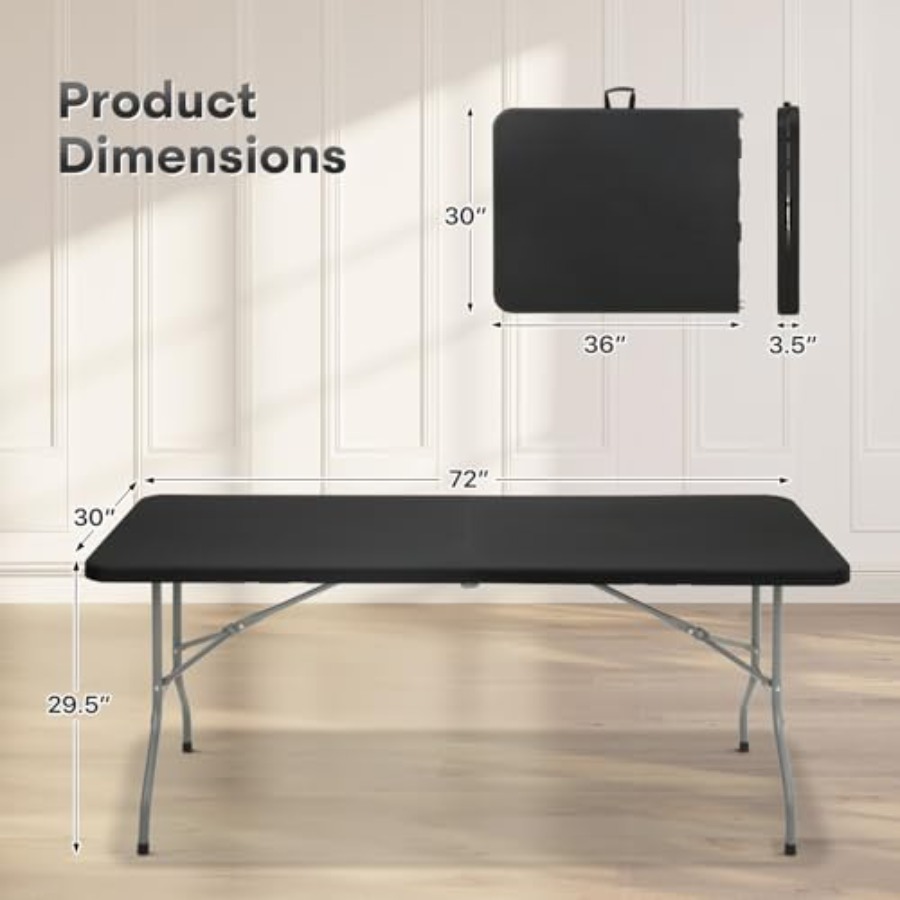 6ft Folding Table for card gam - Party Games Using Cards incelemesi ve fiyatı