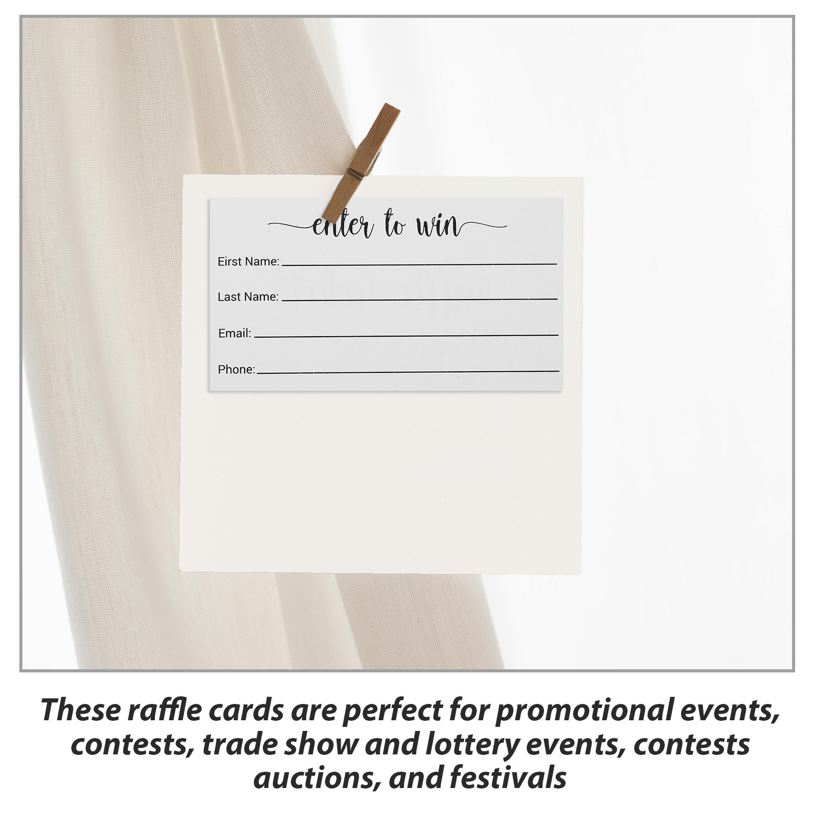 100Pcs Entry Form Cards Blank  - Party Games Using Cards incelemesi ve fiyatı