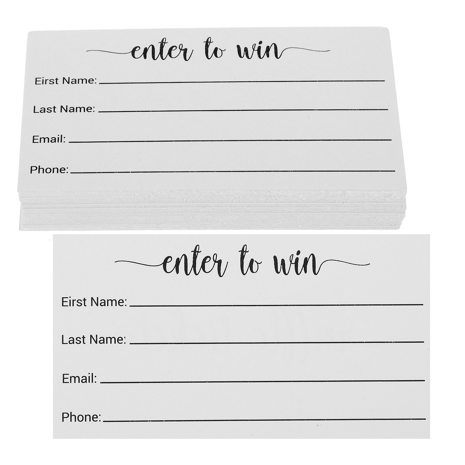 100pcs Raffle Ticket Cards Bla - Party Games Using Cards incelemesi ve fiyatı