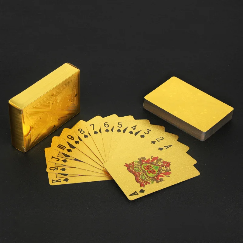 Gold Foil Skull Poker Cards Wa - Party Games Using Playing Cards incelemesi ve fiyatı