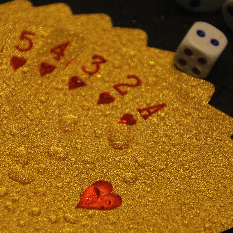 Gold Foil Skull Poker Cards Wa - Party Games Using Playing Cards incelemesi ve fiyatı