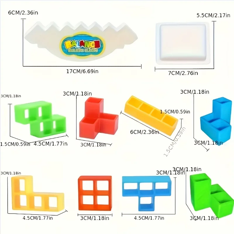 Colorful Stacking Blocks Balan - Party Games Kids And Adults incelemesi ve fiyatı