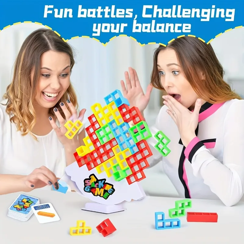Colorful Stacking Blocks Balan - Party Games Kids And Adults incelemesi ve fiyatı