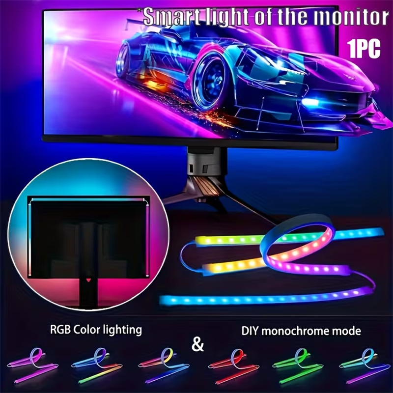 RGB Gaming Lights Strip Monito - Party Games Night incelemesi ve fiyatı