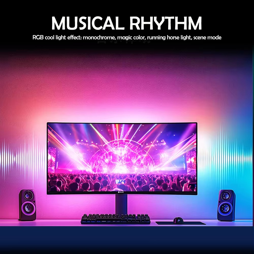 RGB Gaming Lights Strip Monito - Party Games Night incelemesi ve fiyatı