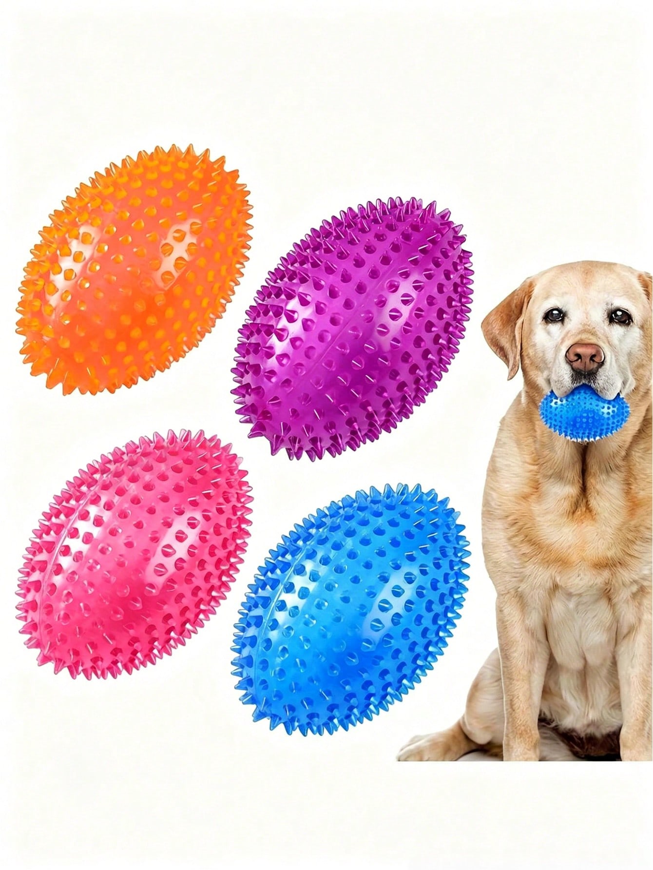 4.5-Inch Spiked Squeaky Dog To - Spike Ball Game incelemesi ve fiyatı