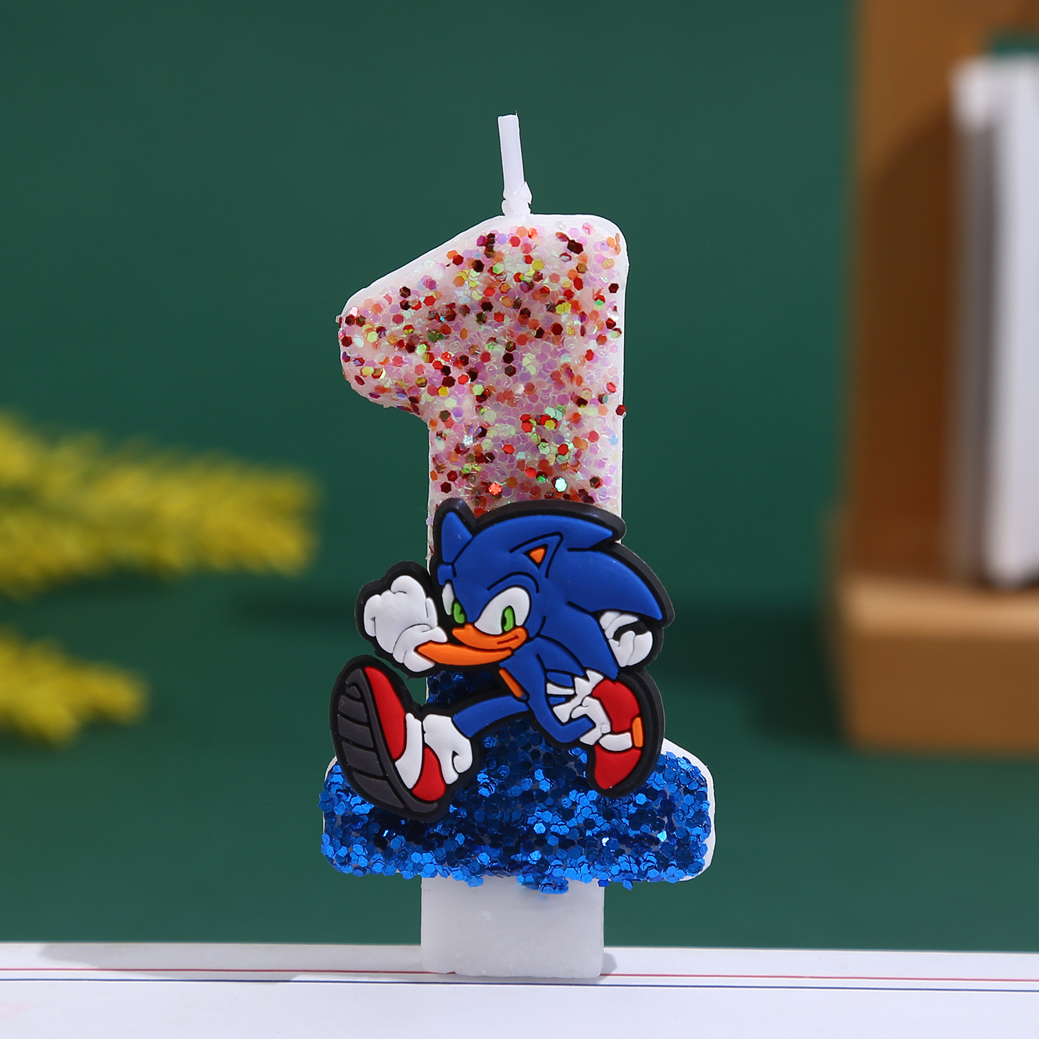 Blue Sonices Candle 0-9 Number - Party Games Baby Shower incelemesi ve fiyatı