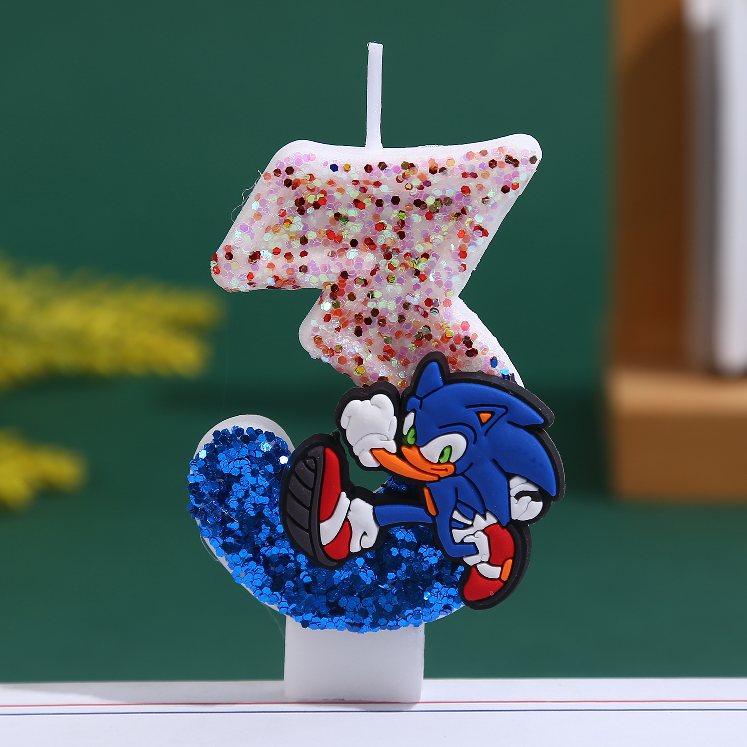 Blue Sonices Candle 0-9 Number - Party Games Baby Shower incelemesi ve fiyatı