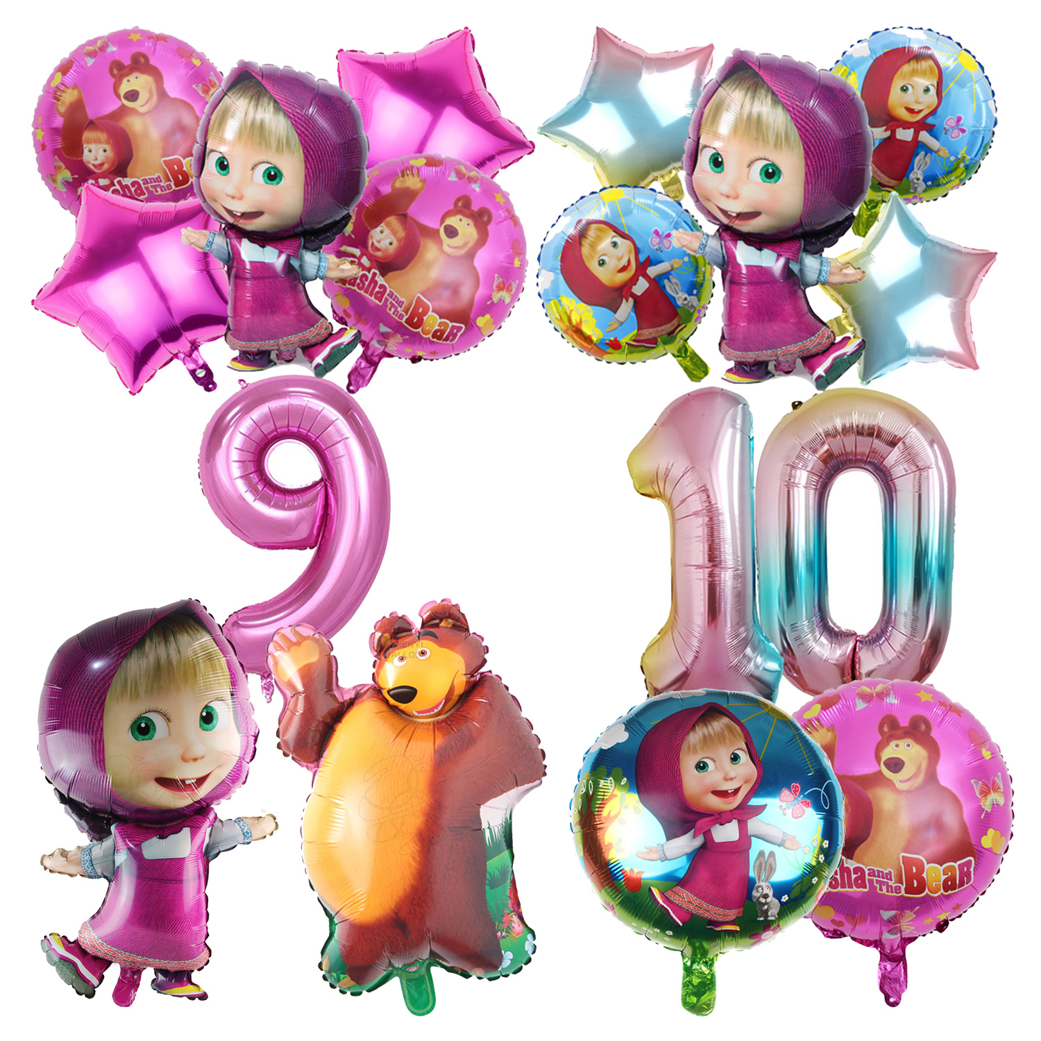 Mashas Bears Birthday Number B - Party Games Baby Shower incelemesi ve fiyatı