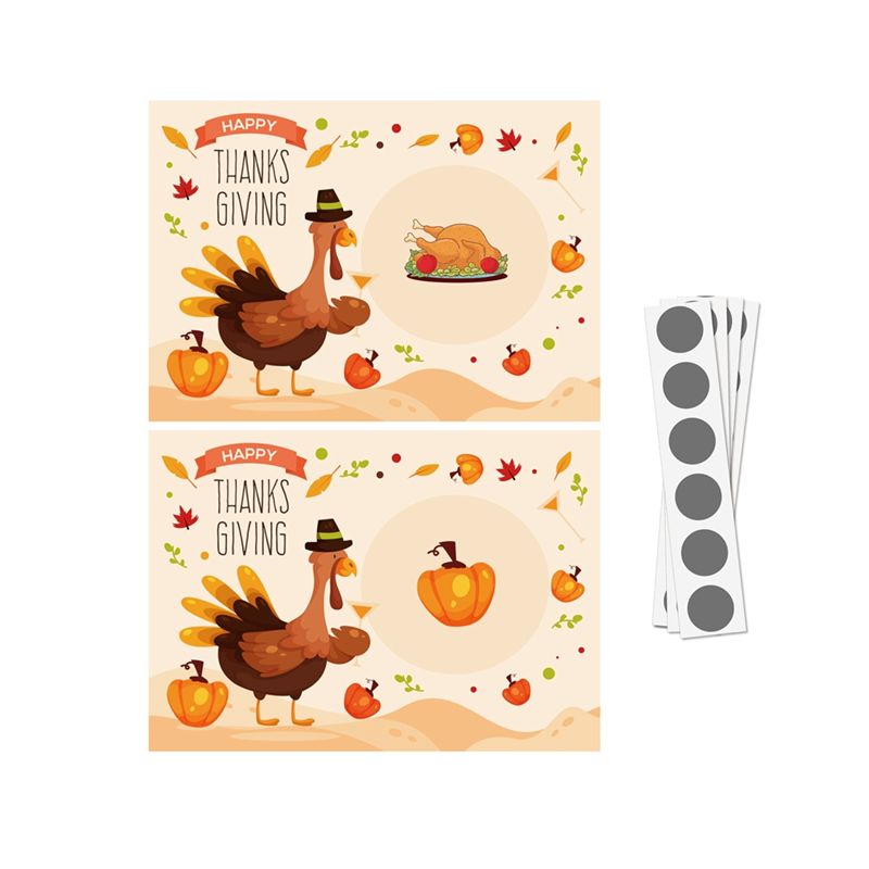 AT84-Thanksgiving Party Scratc - Party Games Using Cards incelemesi ve fiyatı