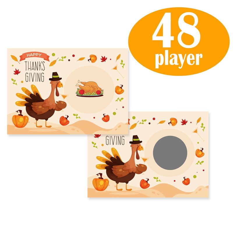 AT84-Thanksgiving Party Scratc - Party Games Using Cards incelemesi ve fiyatı