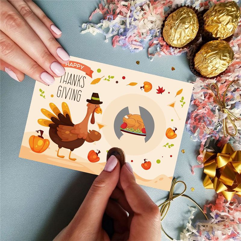 AT84-Thanksgiving Party Scratc - Party Games Using Cards incelemesi ve fiyatı