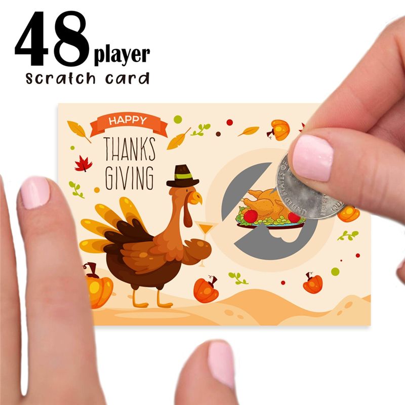 AT84-Thanksgiving Party Scratc - Party Games Using Cards incelemesi ve fiyatı