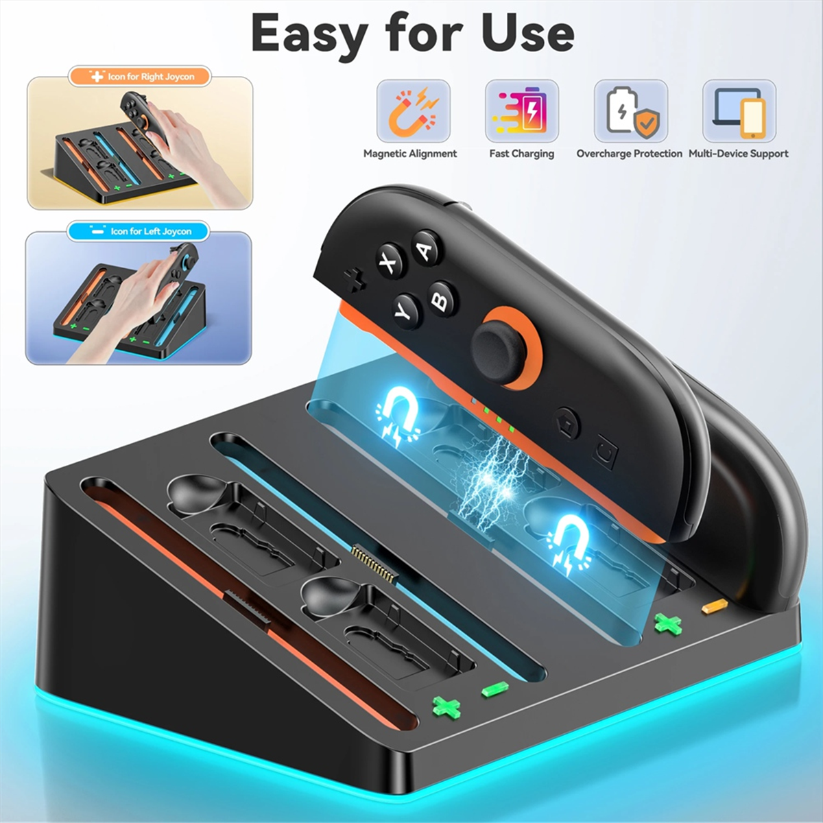 New 3C-Charging Dock for Switc - Party Games Switch 2 incelemesi ve fiyatı