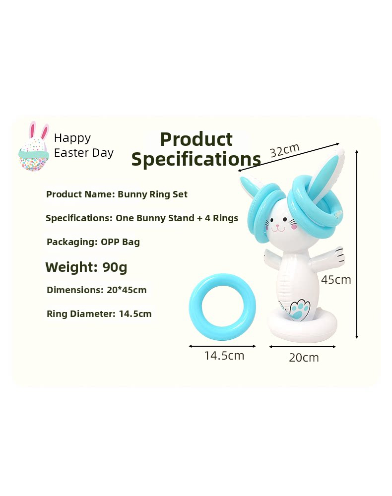 Easter Inflatable Bunny Ring T - Party Games Easter incelemesi ve fiyatı