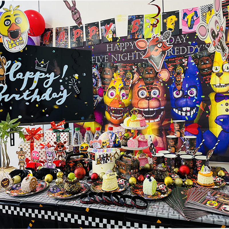 FNAF Themed Paper Plate Cups C - Party Games At Wedding incelemesi ve fiyatı