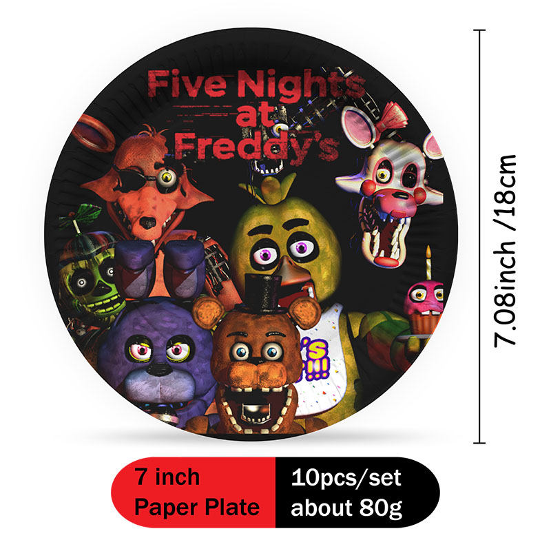 FNAF Themed Paper Plate Cups C - Party Games At Wedding incelemesi ve fiyatı