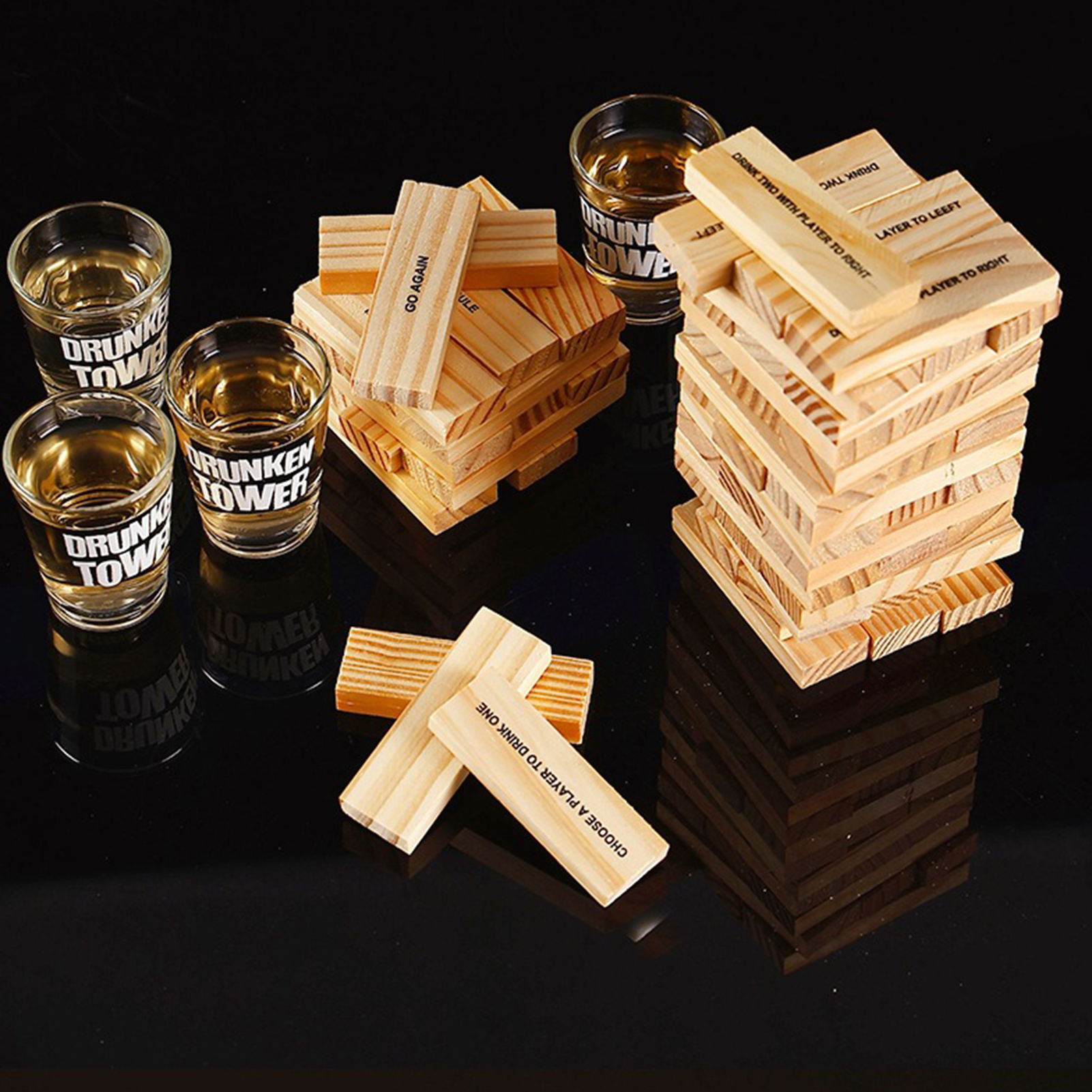 Wooden Stacking Drinking Game  - Party Games Adults Drinking incelemesi ve fiyatı