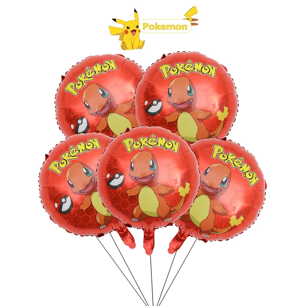 5pcs Pokemoned Cute Aluminum F - Party Games Baby Shower incelemesi ve fiyatı