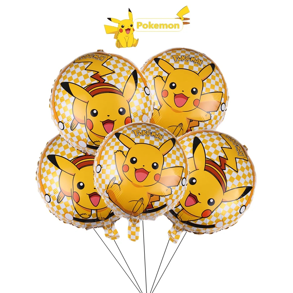 5pcs Pokemoned Cute Aluminum F - Party Games Baby Shower incelemesi ve fiyatı