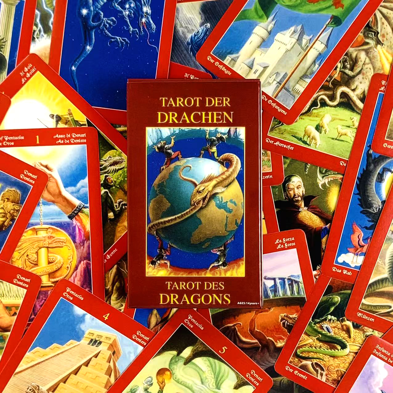 Dragons Tarot A 78 Pcs Vintage - Party Games Using Cards incelemesi ve fiyatı