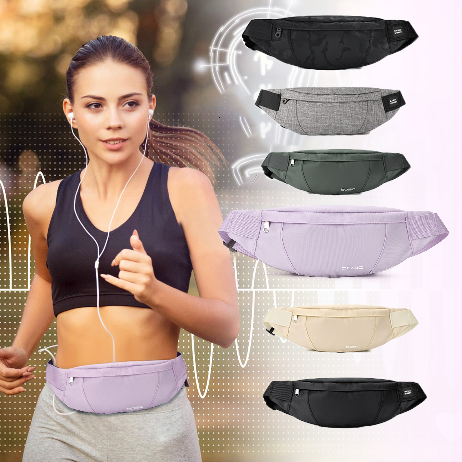 Fashion Running Waist Bag Wate - Sack Race Bag incelemesi ve fiyatı