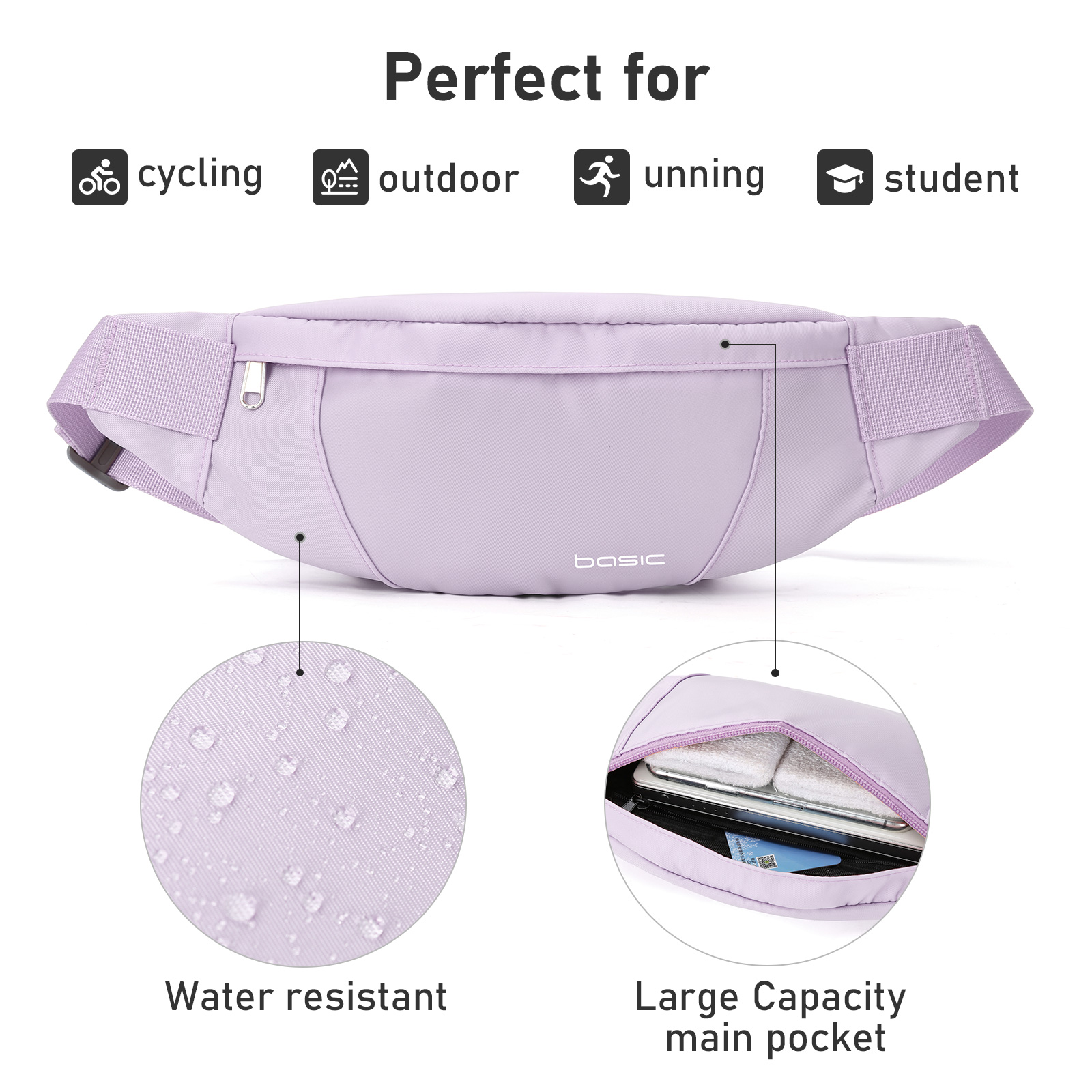 Fashion Running Waist Bag Wate - Sack Race Bag incelemesi ve fiyatı