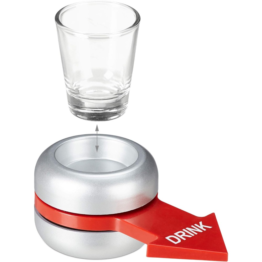 Relaxdays Drinking Game, Spin  - Party Games Adults Drinking incelemesi ve fiyatı