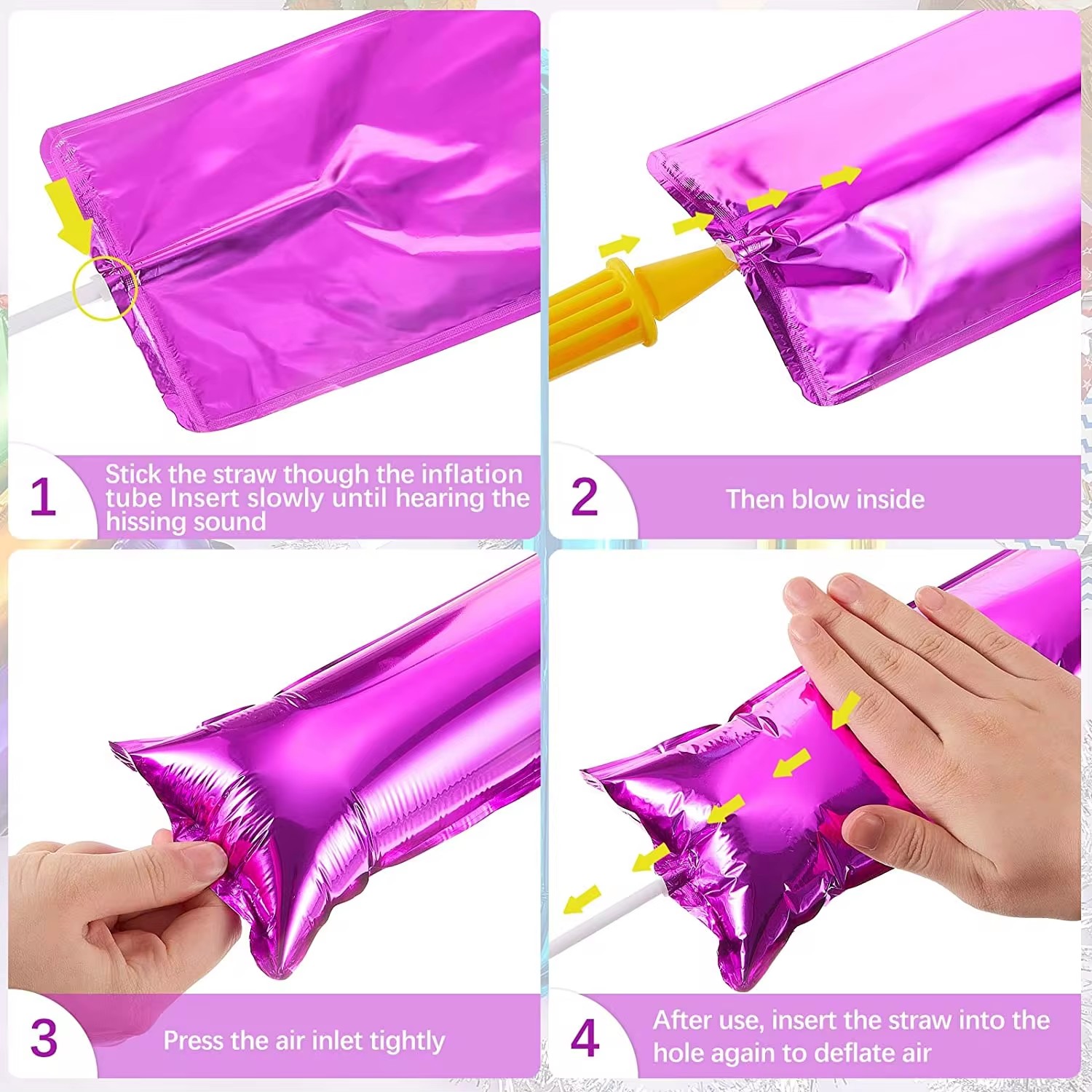 10/30pc Aluminum Film Inflatab - Party Games Easter incelemesi ve fiyatı