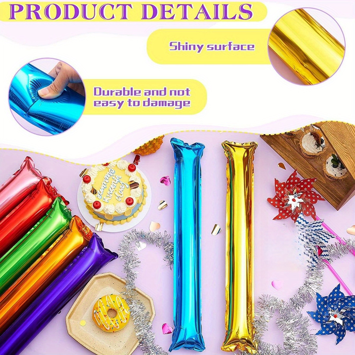 10/30pc Aluminum Film Inflatab - Party Games Easter incelemesi ve fiyatı
