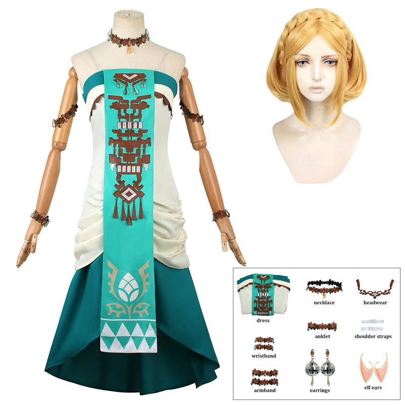 Princess Zelda Coaplay Costume - Zelda Party Games incelemesi ve fiyatı