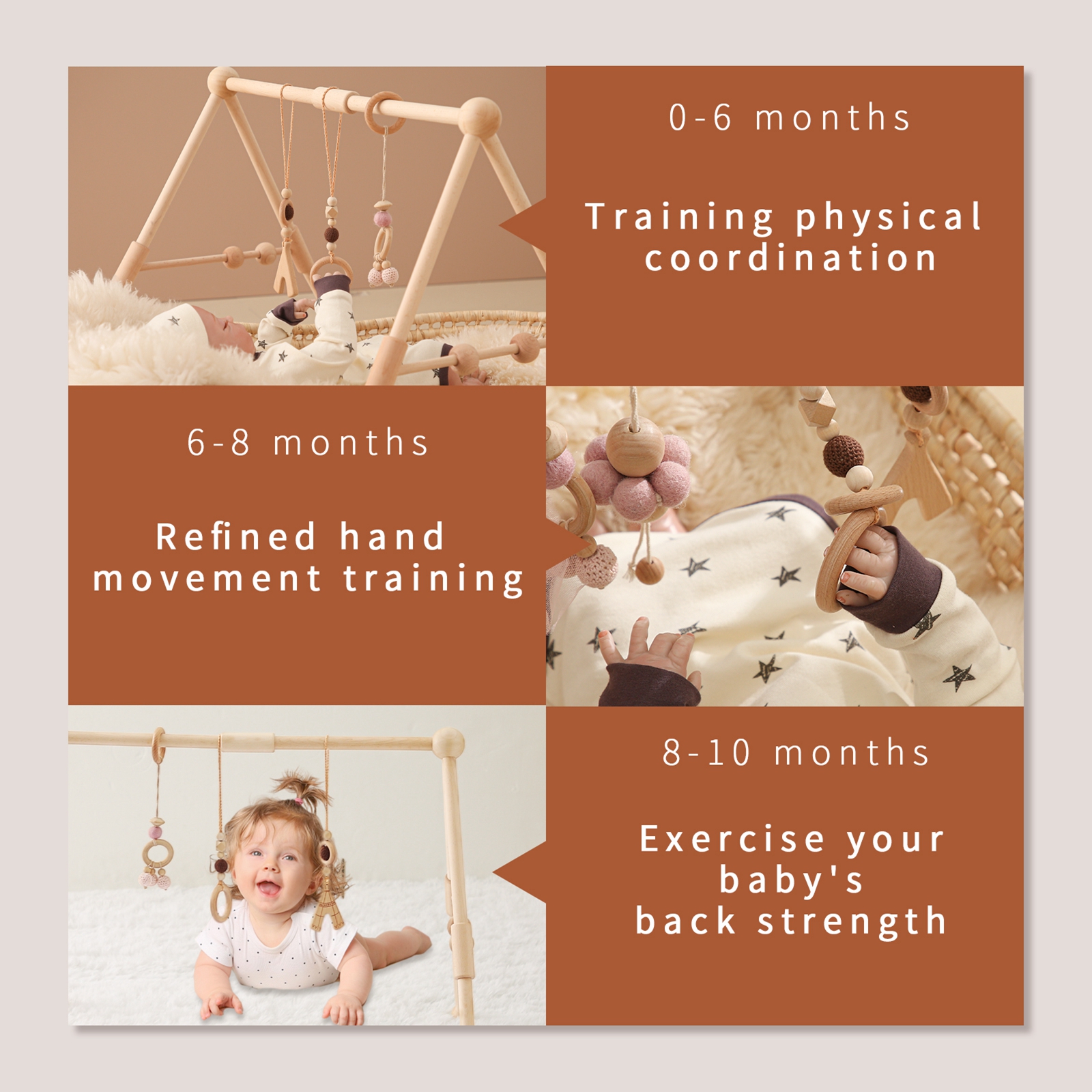 Baby Wooden Toys Play Gym Ordi - Party Games Baby Shower incelemesi ve fiyatı
