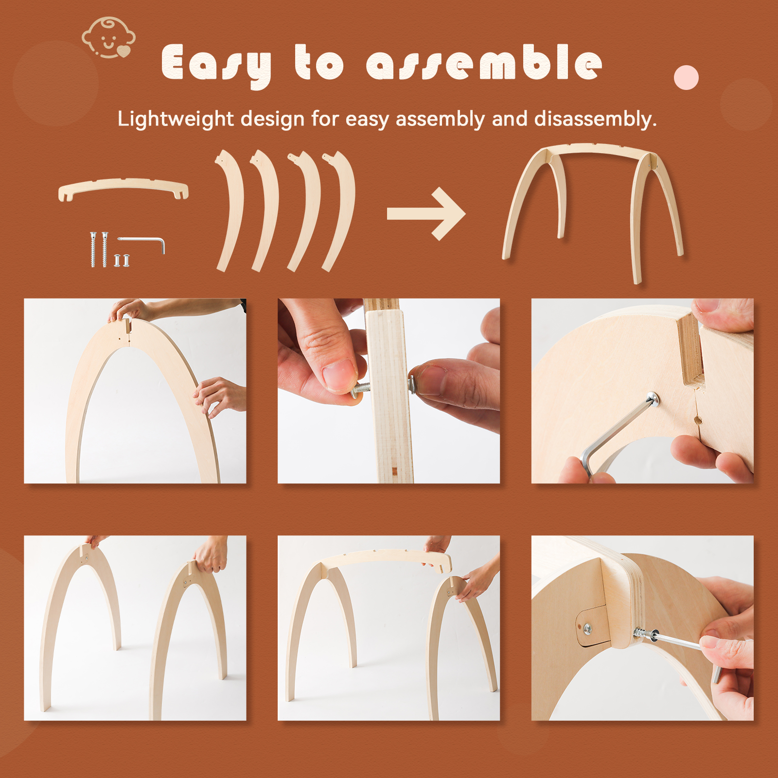 Baby Wooden Toys Play Gym Ordi - Party Games Baby Shower incelemesi ve fiyatı